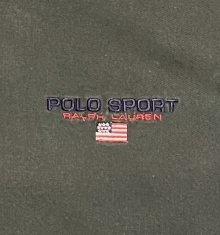 他の写真2: 90'S RALPH LAUREN POLO SPORT "LOWELL SPORT" ツイル レギュラーカラーシャツ ダークグリーン (VINTAGE)