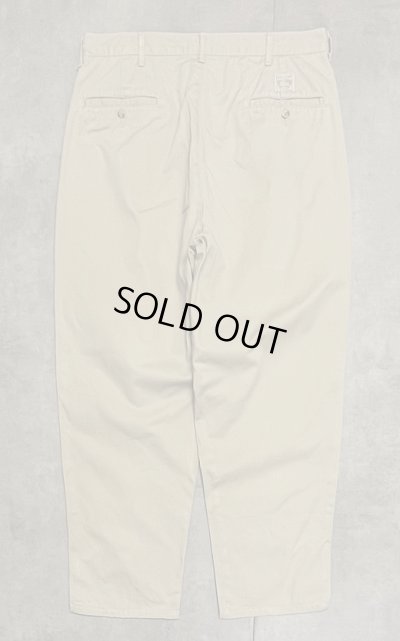 画像3: 90'S RALPH LAUREN "ボックスロゴ" ツープリーツ チノパンツ ベージュ USA製 (VINTAGE)