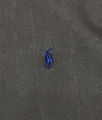 画像3: 90'S RALPH LAUREN ツイル BDシャツ チャコール USA製 (VINTAGE)