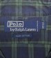 画像2: 90'S RALPH LAUREN ロゴ無し タブカラー ポプリンシャツ チェック柄 (VINTAGE) (2)