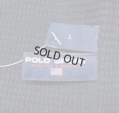 画像3: 90'S RALPH LAUREN POLO SPORT ミリタリー ワッチキャップ ダークネイビー (DEADSTOCK) 