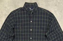 他の写真1: 90'S RALPH LAUREN ロゴ無し タブカラー ポプリンシャツ チェック柄 (VINTAGE)