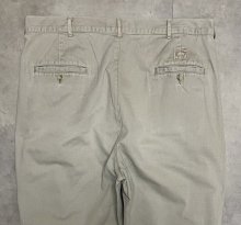 他の写真3: 90'S RALPH LAUREN "ボックスロゴ" ツープリーツ チノパンツ ベージュ (VINTAGE)
