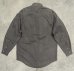 画像4: 90'S RALPH LAUREN ツイル BDシャツ チャコール USA製 (VINTAGE) (4)