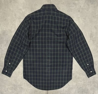 画像5: 90'S RALPH LAUREN ロゴ無し タブカラー ポプリンシャツ チェック柄 (VINTAGE)