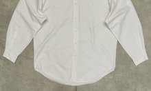 他の写真3: 90'S RALPH LAUREN "BLAKE" ロゴ同色 オックスフォード BDシャツ オールホワイト (VINTAGE)