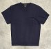 画像1: 90'S J.CREW 旧タグ ポケット付き 半袖 Tシャツ ネイビー (VINTAGE) (1)