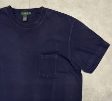 他の写真2: 90'S J.CREW 旧タグ ポケット付き 半袖 Tシャツ ネイビー (VINTAGE)
