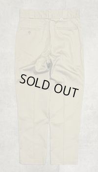 80'S DICKIES 874 チビタグ ワークパンツ ベージュ W33L32 USA製 (VINTAGE)
