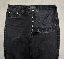他の写真1: 90'S J.CREW 旧タグ ボタンフライ ブラックデニム USA製 (VINTAGE)