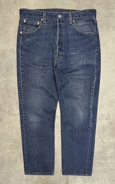 画像1: 90'S LEVIS 501 デニム インディゴ W36L30 USA製 (VINTAGE)