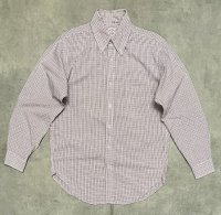 80'S BROOKS BROTHERS ポプリン BDシャツ タッターソールチェック USA製 (VINTAGE)