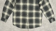 他の写真3: 90'S J.CREW 旧タグ レーヨン混 長袖シャツ オンブレチェック ポルトガル製 (VINTAGE)