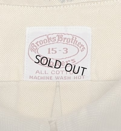 画像2: 70'S BROOKS BROTHERS "MAKERS" 6ボタン オックスフォード BDシャツ ライトオレンジ USA製 (VINTAGE)