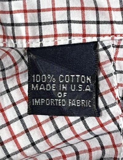 画像3: 80'S BROOKS BROTHERS ポプリン BDシャツ タッターソールチェック USA製 (VINTAGE)