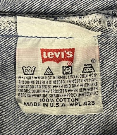 画像2: 90'S LEVIS 501 デニム インディゴ W36L30 USA製 (VINTAGE)