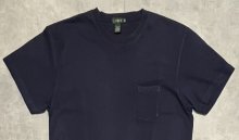 他の写真1: 90'S J.CREW 旧タグ ポケット付き 半袖 Tシャツ ネイビー (VINTAGE)
