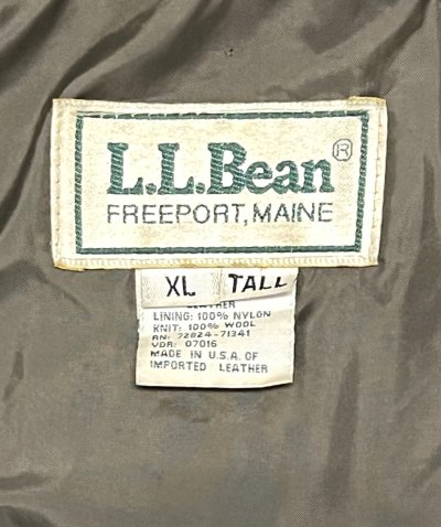 画像2: 90'S LL Bean "A-2" レザー フライトジャケット ダークブラウン TALONジップ USA製 (VINTAGE)