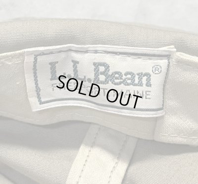画像8: 80'S LL Bean ネックガード付き コットン ロングビルキャップ タン USA製 (VINTAGE)