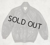 90'S LL Bean "A-2" レザー フライトジャケット ダークブラウン TALONジップ USA製 (VINTAGE)