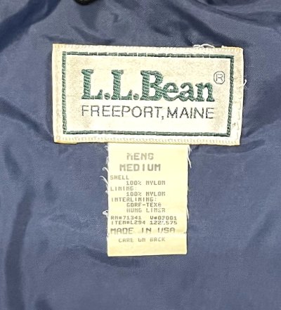 画像2: 90'S LL Bean ゴアテックス バギーズジャケット グレープグリーン USA製 (VINTAGE)