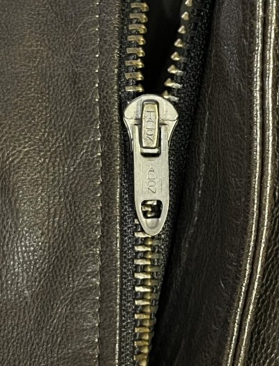 画像3: 90'S LL Bean "A-2" レザー フライトジャケット ダークブラウン TALONジップ USA製 (VINTAGE)