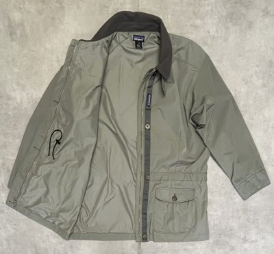 画像4: 90'S PATAGONIA "STREET SHELL JACKET" チンスト付き ナイロン カバーオール カーキ (VINTAGE)