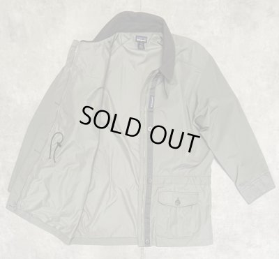 画像4: 90'S PATAGONIA "STREET SHELL JACKET" チンスト付き ナイロン カバーオール カーキ (VINTAGE)