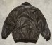 画像5: 90'S LL Bean "A-2" レザー フライトジャケット ダークブラウン TALONジップ USA製 (VINTAGE) (5)