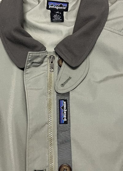 画像3: 90'S PATAGONIA "STREET SHELL JACKET" チンスト付き ナイロン カバーオール カーキ (VINTAGE)