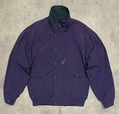 画像1: 90'S LL Bean ゴアテックス バギーズジャケット グレープグリーン USA製 (VINTAGE)