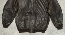 他の写真3: 90'S LL Bean "A-2" レザー フライトジャケット ダークブラウン TALONジップ USA製 (VINTAGE)