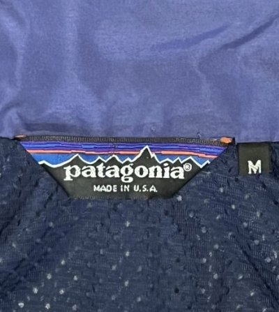 画像2: 80'S PATAGONIA 三角タグ ハーフジップ ナイロン アノラックジャケット ダークパープル USA製 (MINT CONDITION)