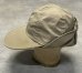 画像5: 80'S LL Bean ネックガード付き コットン ロングビルキャップ タン USA製 (VINTAGE) (5)