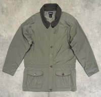 90'S PATAGONIA "STREET SHELL JACKET" チンスト付き ナイロン カバーオール カーキ (VINTAGE)