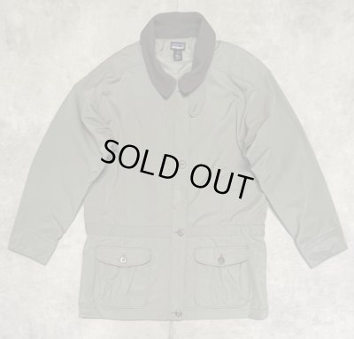 画像1: 90'S PATAGONIA "STREET SHELL JACKET" チンスト付き ナイロン カバーオール カーキ (VINTAGE)