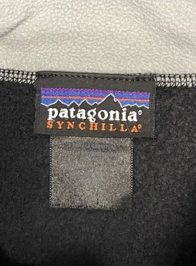画像2: 00'S PATAGONIA "SYNCHILLA" フルジップ フリースベスト ブラック (VINTAGE)
