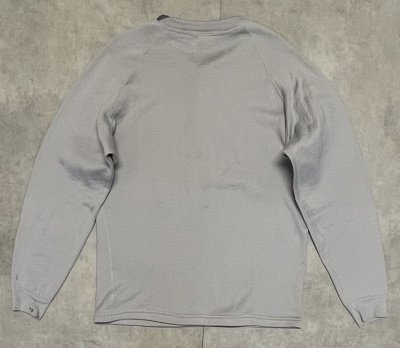 画像4: 80'S PATAGONIA デカタグ ヘンリーネックシャツ グレー (VINTAGE)