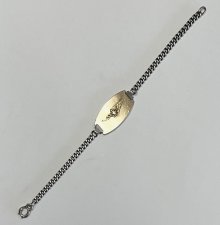 他の写真2: 40'S アメリカ軍 US NAVAL AVIATOR スターリングシルバー ミリタリーブレスレット シルバー (VINTAGE)