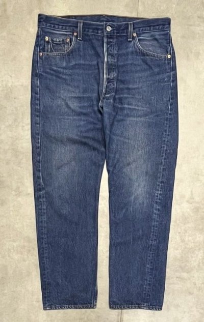 画像1: 90'S LEVIS 501 デニム インディゴ W36L30 USA製 (VINTAGE)