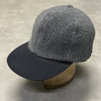 90'S LAND'S END フリース ベースボールキャップ ツートンカラー USA製 (VINTAGE)