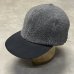 画像1: 90'S LAND'S END フリース ベースボールキャップ ツートンカラー USA製 (VINTAGE) (1)
