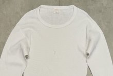 他の写真1: 70'S SEARS コットン100% サーマル 長袖 Tシャツ ホワイト USA製 (VINTAGE)