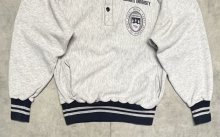 他の写真3: 90'S CHAMPION 青タグ スナップボタンヘンリーネック リバースウィーブ グレー USA製 (VINTAGE)