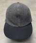 画像2: 90'S LAND'S END フリース ベースボールキャップ ツートンカラー USA製 (VINTAGE) (2)