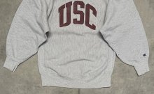他の写真3: 90'S CHAMPION "USC" 刺繍タグ リバースウィーブ グレー USA製 (VINTAGE)