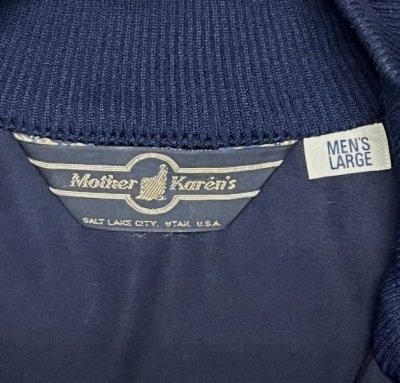 画像2: 80'S MOTHER KAREN'S ハーフジップ ドリズラージャケット ツートンカラー (VINTAGE)