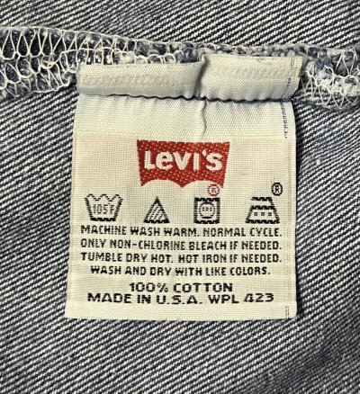 画像2: 90'S LEVIS 501 デニム インディゴ W36L30 USA製 (VINTAGE)