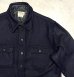 画像3: 60'S FOX KNAPP イカリボタン ウール CPOシャツ ネイビー USA製 (VINTAGE) (3)