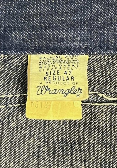 画像2: 70'S BIG BEN BY WRANGLER 裏地無し バットダイデニム カバーオール ダークインディゴ USA製 (VINTAGE)